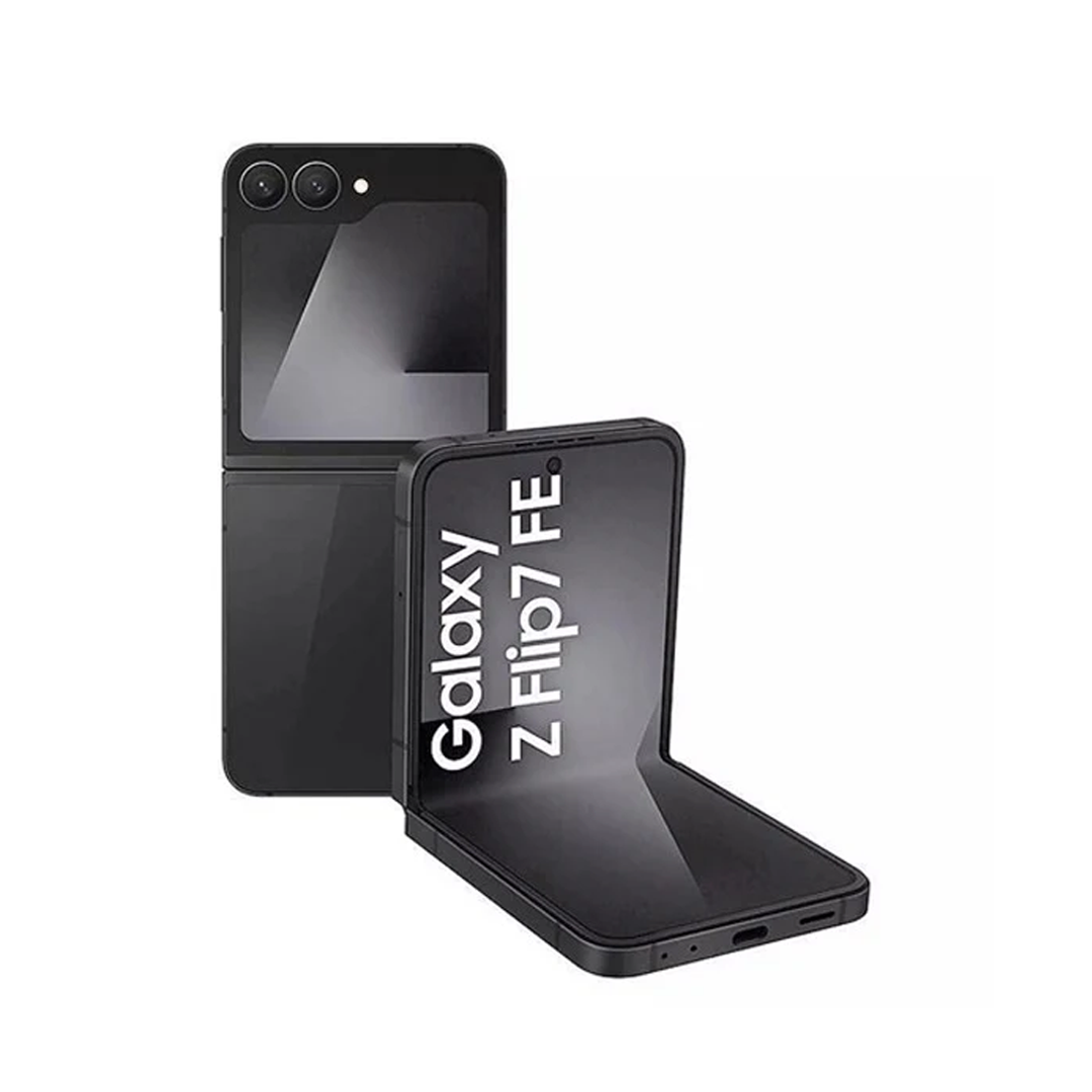 هاتف Samsung Galaxy Z Flip7 FE – رام 8GB، وتخزين 256GB + هدايا | أسود هاتف Samsung Galaxy Z Flip7 FE – رام 8GB، وتخزين 256GB + هدايا | أسود